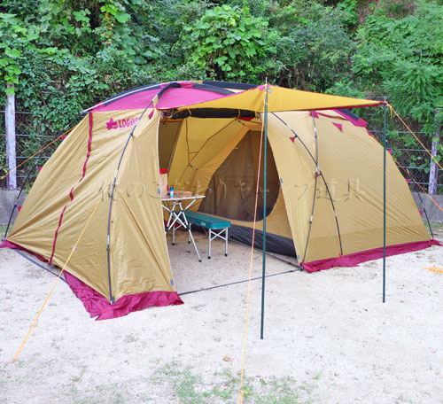 テントはロゴスの2ルームタイプが便利で気に入ってます | 俺のこだわりキャンプ道具